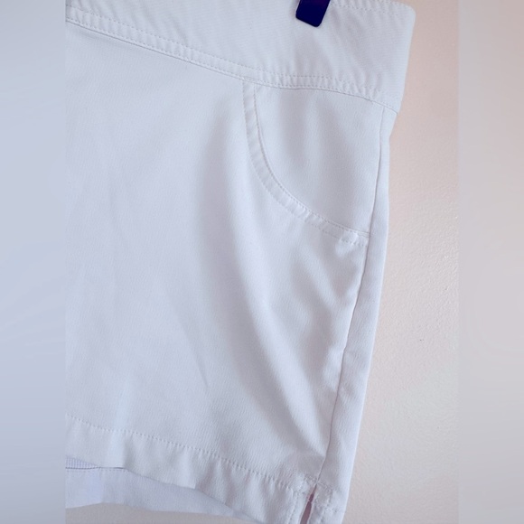 Women's Missy Slazenger GOLF Tech 5  Hydro-Dri White Shorts Size 6 - Picture 9 of 14
